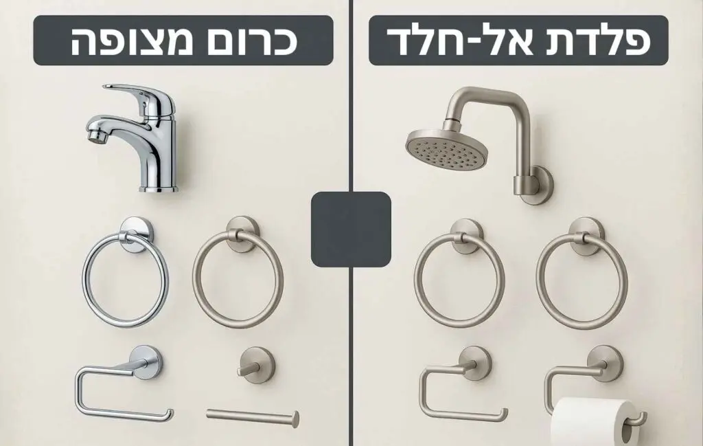 השוואה בין כרום מצופה לפלדת אל חלד