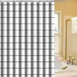 וילון מדוגם משבצות אדום