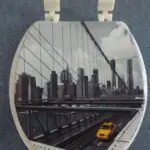 מושב אסלה מרופד מעוצב