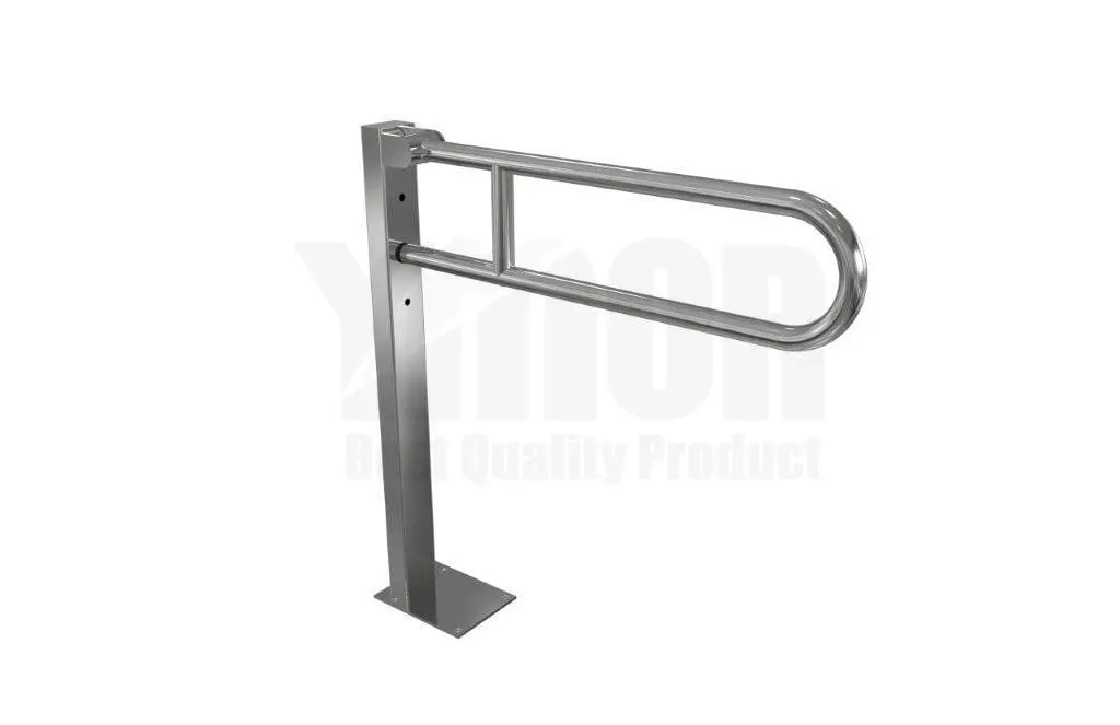 .ידית אחיזה עם רגל 80 ס"מ נירוסטה חזקה ויציבה