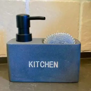 מעמד לסבון כלים שחור גרניט