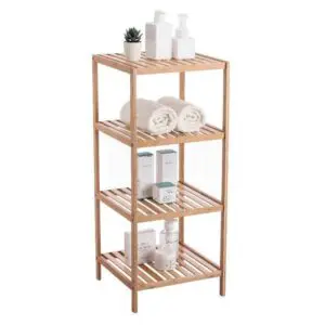 שידת במבוק ארבעה מדפים