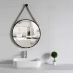 מראת קיר 60 ס"מ שחור