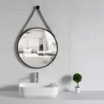 מראת קיר 80 ס"מ שחור