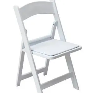 כיסא מתקפל לגן אירועים גינה ובית לבן