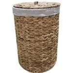 סל כביסה עגול עם מכסה