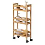 עגלת שירות במבוק 3 קומות עם גלגלים