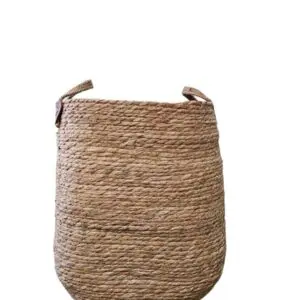 סל ראטן גדול עם ידיות