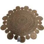 שטיח קש פרח