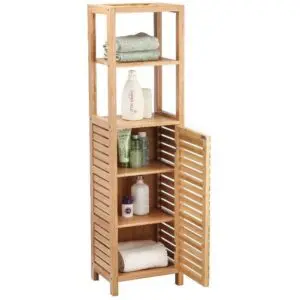 ארונית במבוק לאמבט 5 מדפים