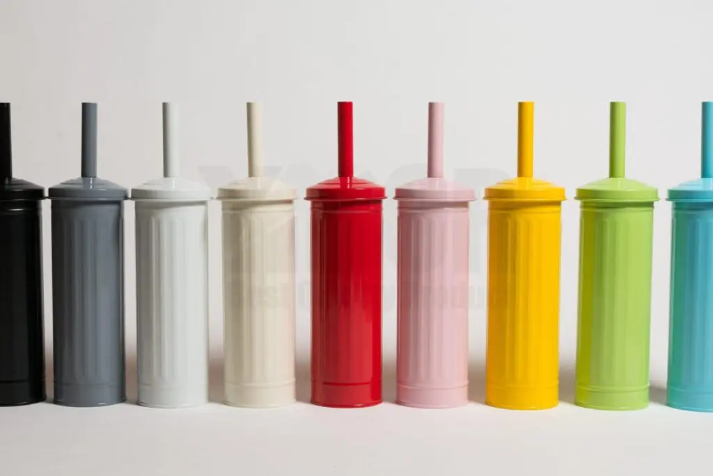 מברשת אסלה רטרו עגולה במגוון צבעים