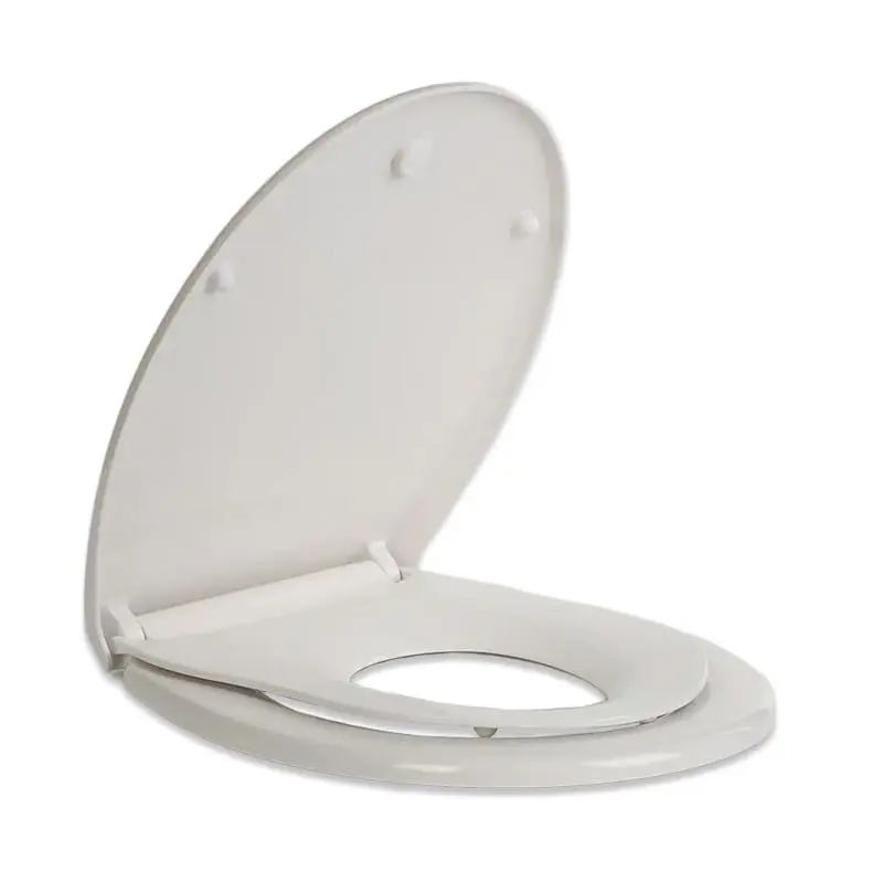 מושב אסלה משפחתי פוליפרופילן לבן איכותי