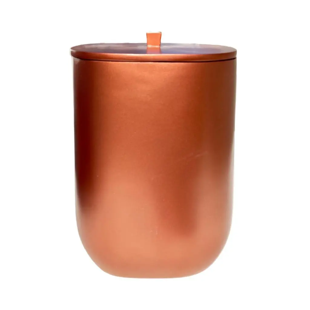 פח אשפה מעוצב לשירותים 5 ליטר סדרת MODERN בצבע רוז גולד