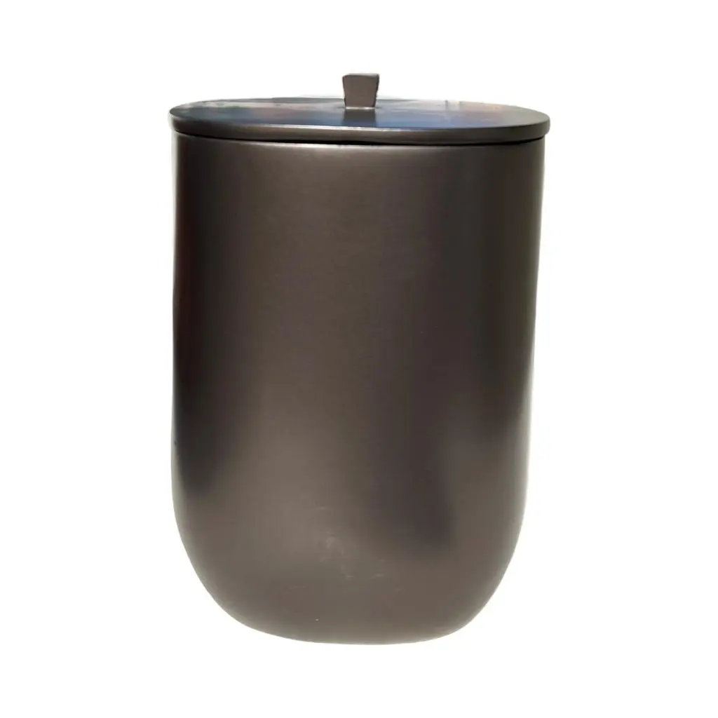 פח אשפה מעוצב לשירותים 5 ליטר סדרת MODERN בצבע אפור גרפיט