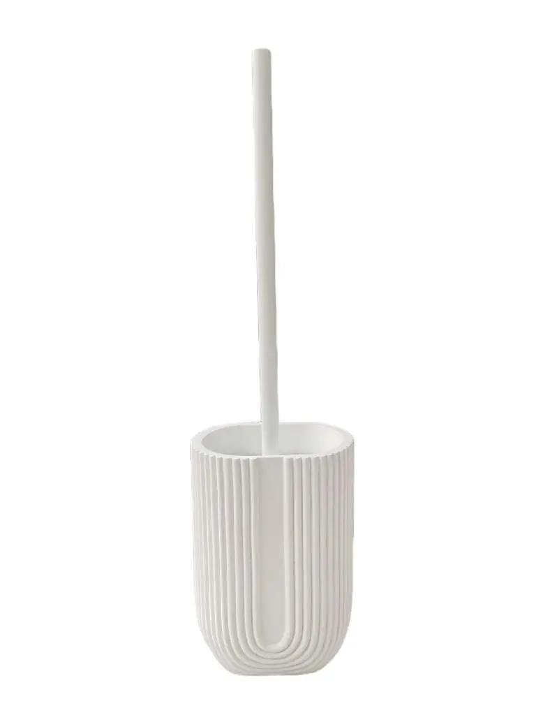 מברשת אסלה מעוצבת סדרת SUN בגימור לבן