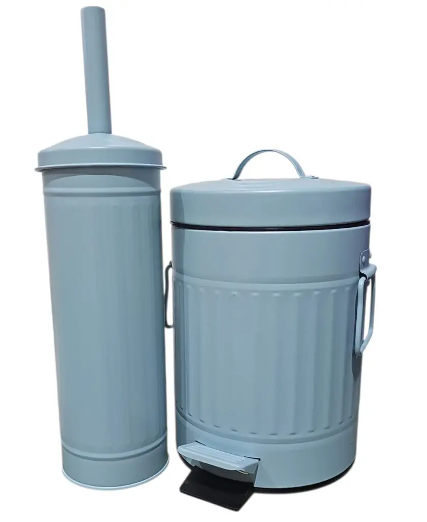 סט רטרו פטרול פח 3 ליטר ומברשת